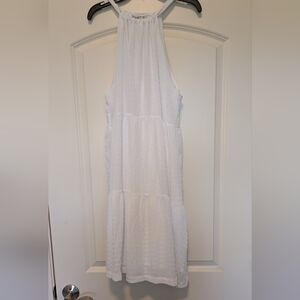 White Sleeveless Maxi Dress